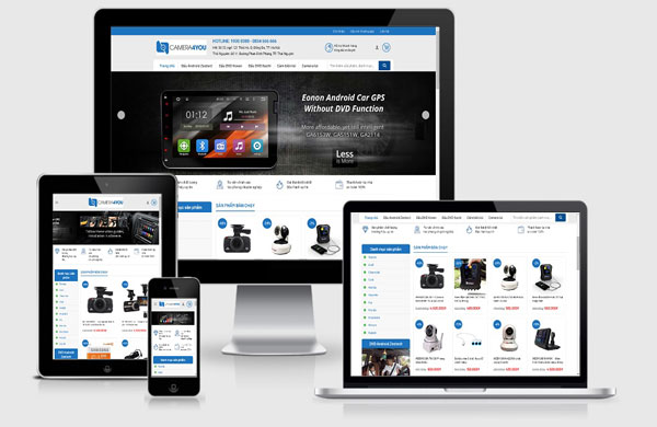 Thiết kế tương thích trên mọi thiết bị di động